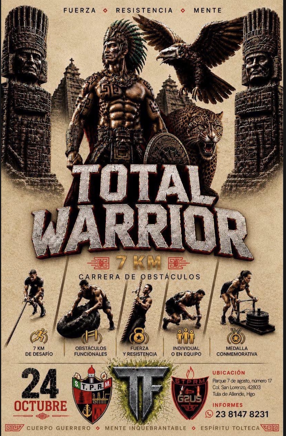Cartel oficial Total Warrior